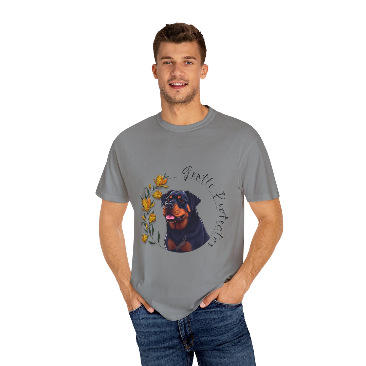 Gentle Protector Unisex Garment-Dyed T-Shirt - Dog Lover Apparel