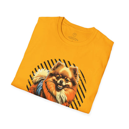 Unisex Softstyle T-Shirt - 'Pure Love' Pomeranian Print