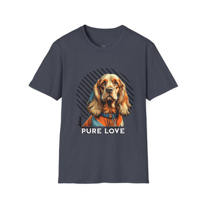 Pure Love Unisex Softstyle T-Shirt - Dog Lover Gift