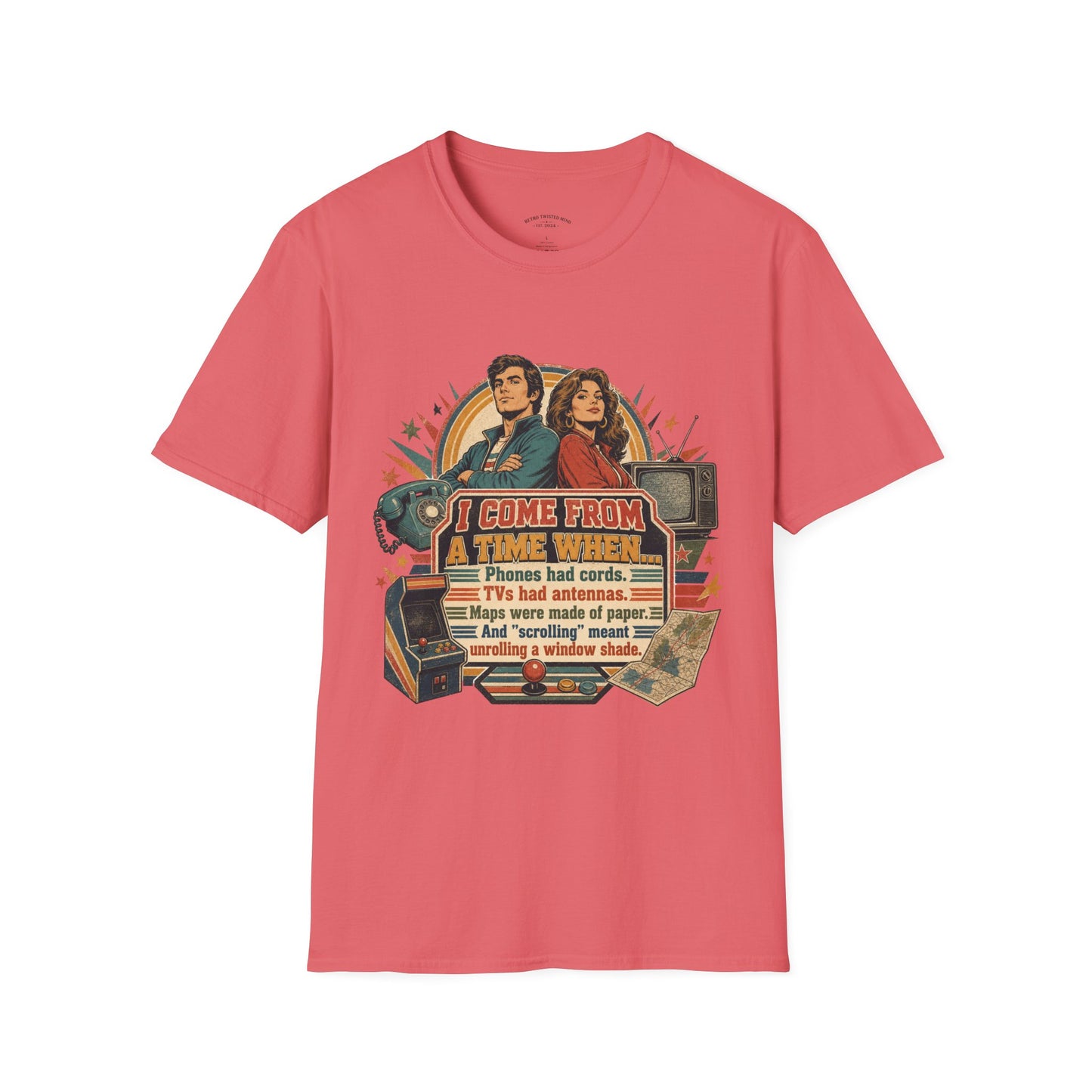 Vintage Road Trip T-Shirt — "I Come From A Time When" Retro Couple Graphic