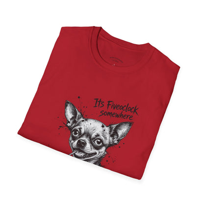 Chihuahua 'It's Five O'Clock Somewhere' T-Shirt