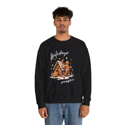 Holiday Season Gingerbread Crewneck Sweatshirt