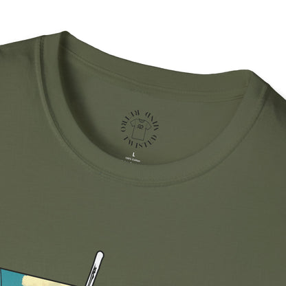 Fishing Like a Pro Unisex Softstyle T-Shirt,gator