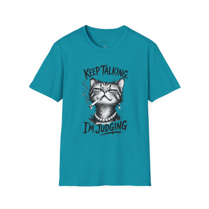 Keep Talking, I'm Judging Cat T-Shirt