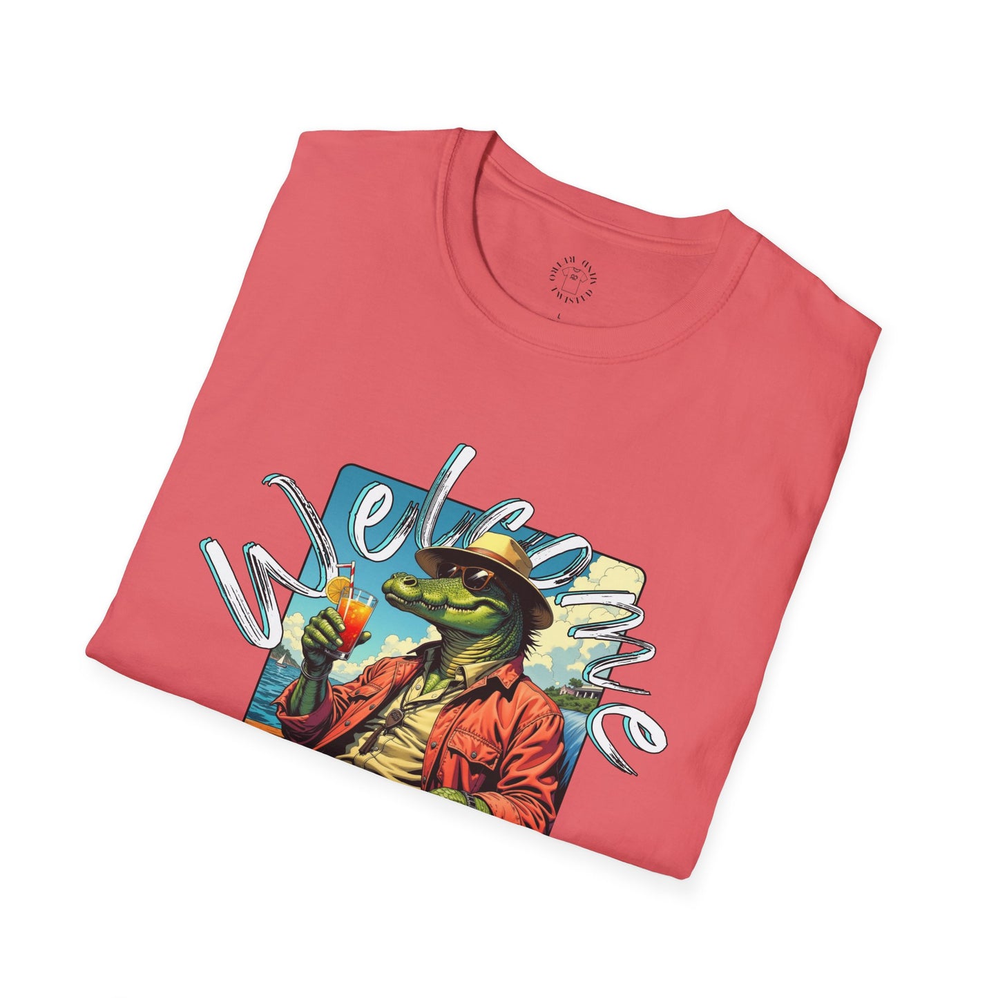 Welcome to Florida Graphic Unisex Softstyle T-Shirt, florida,gator