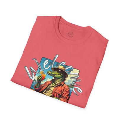 Welcome to Florida Graphic Unisex Softstyle T-Shirt, florida,gator