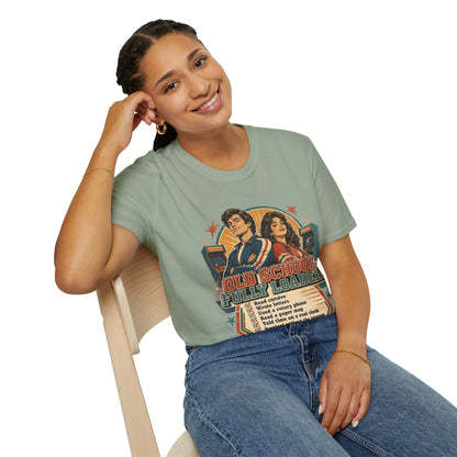 T-Shirt — Retro 'Old School' Arcade Couple Vintage Gamer Tee