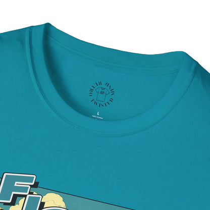 Fishing Like a Pro Unisex Softstyle T-Shirt - Perfect for Anglers & Outdoor Enthusiasts,gator