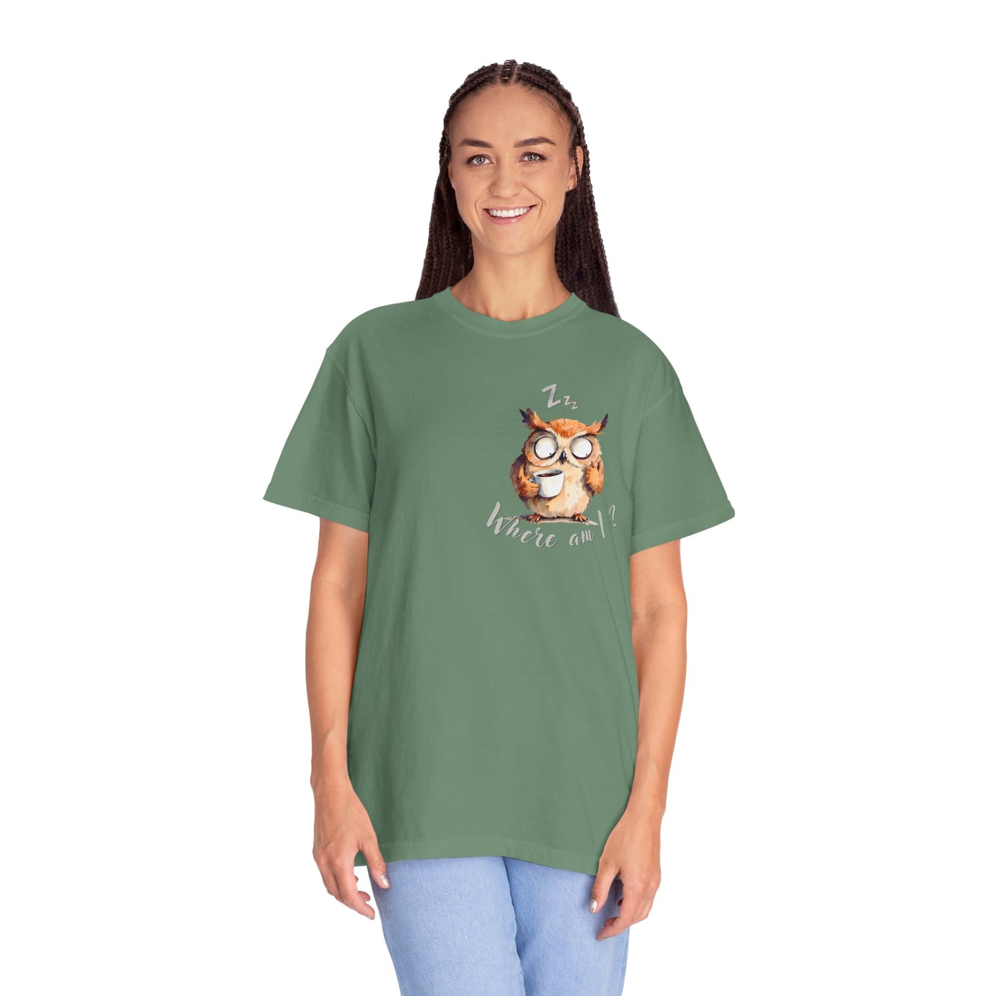 Where Am I? Owl Graphic T-Shirt