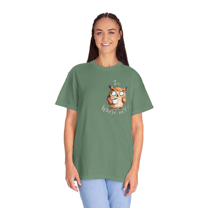 Where Am I? Owl Graphic T-Shirt
