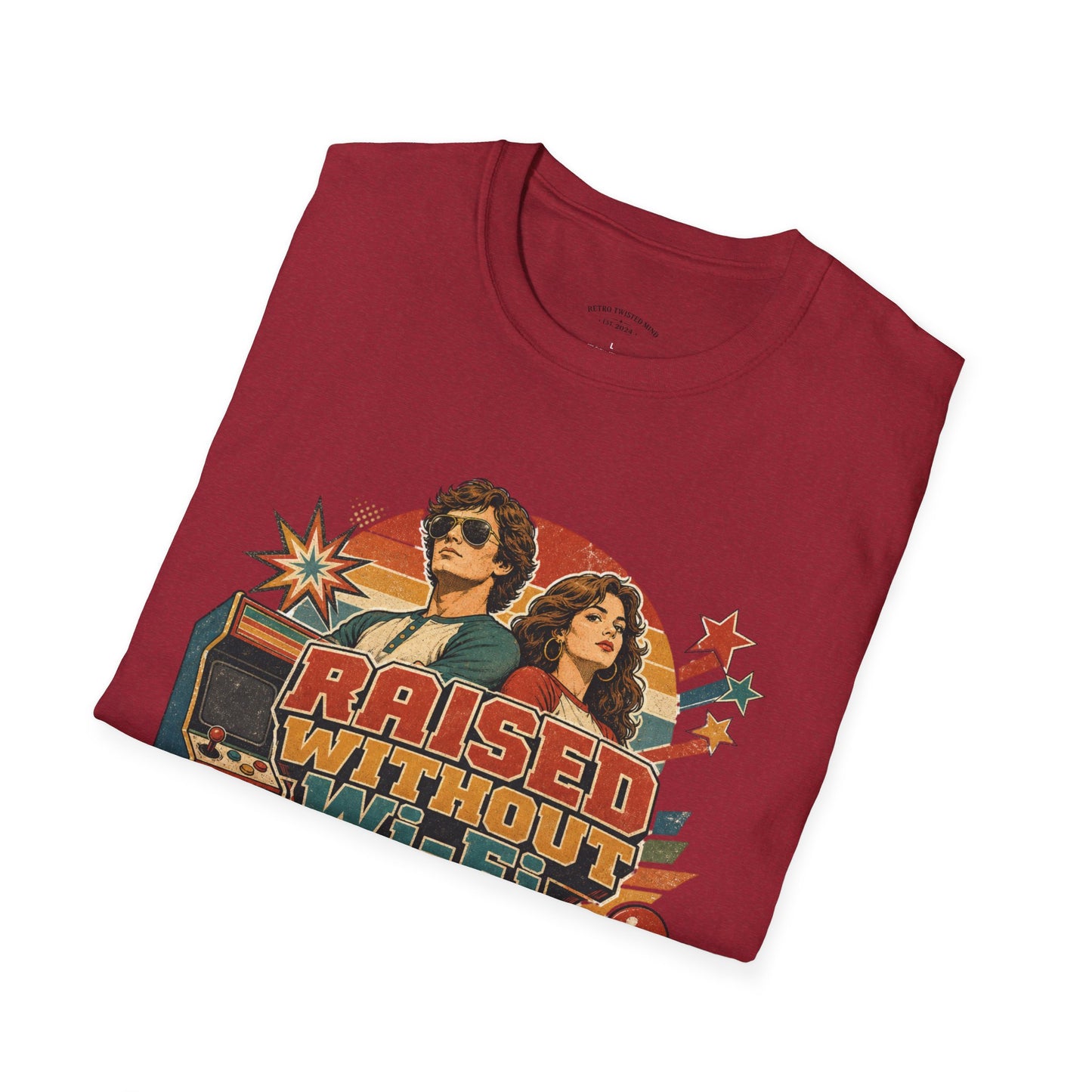 Raised Without Wi‑Fi T-Shirt — Retro 'Legends' Vintage Graphic Tee