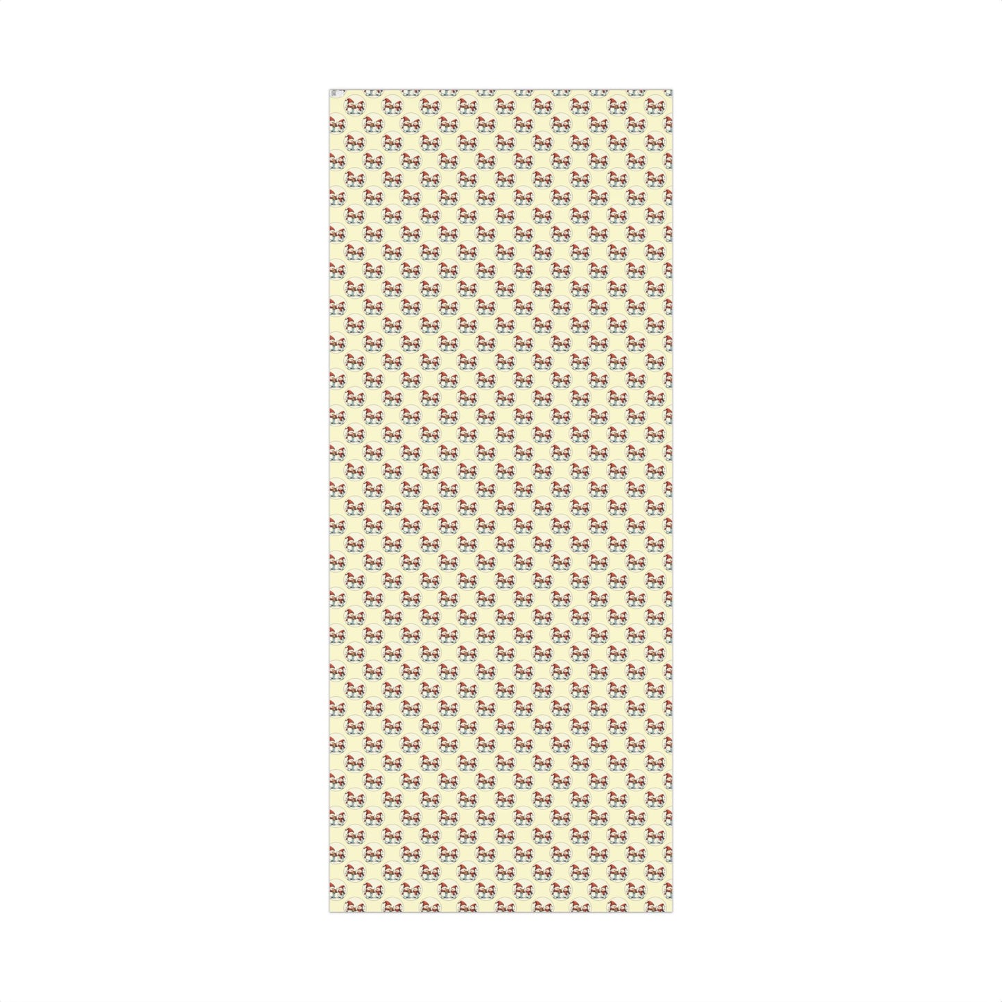 Gift Wrap Paper — Vintage Scandinavian Gnomes Pattern | Christmas Wrapping Paper Sheets