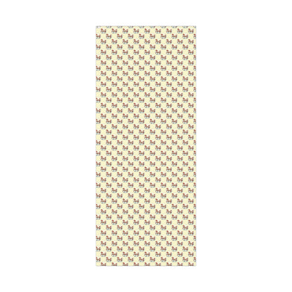 Gift Wrap Paper — Vintage Scandinavian Gnomes Pattern | Christmas Wrapping Paper Sheets