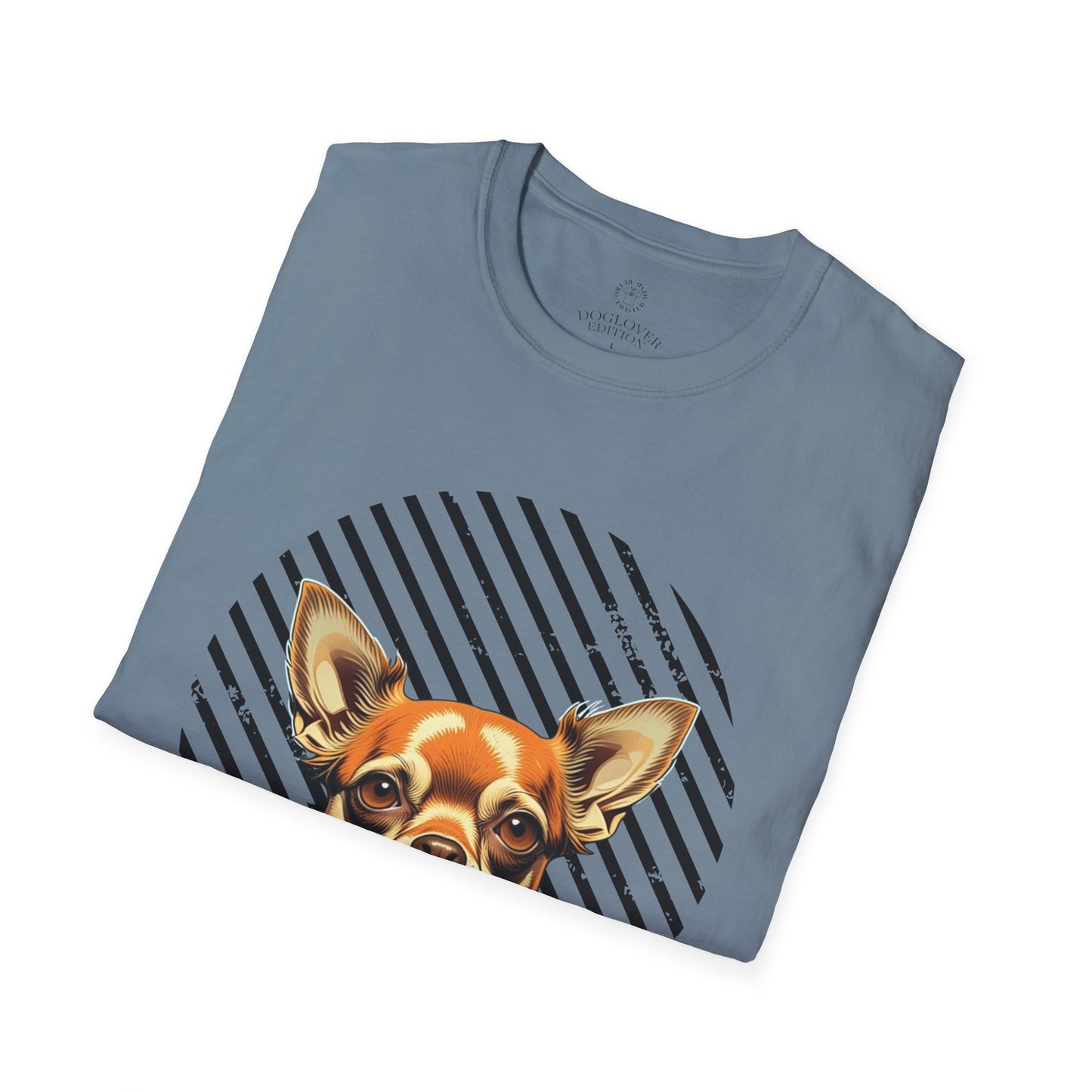 Dog Lover's Pure Love Unisex T-Shirt | Vibrant Orange Dog Design