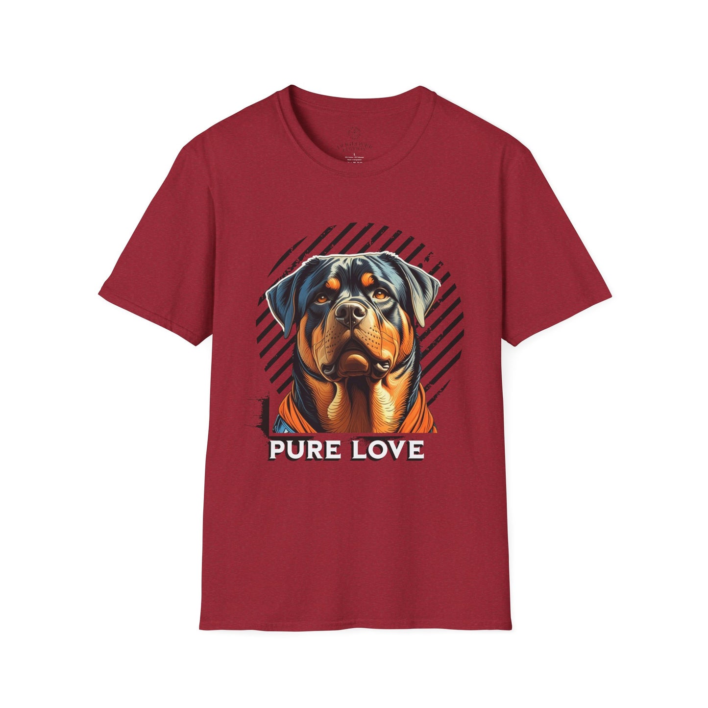 Pure Love Rottweiler Unisex Softstyle T-Shirt