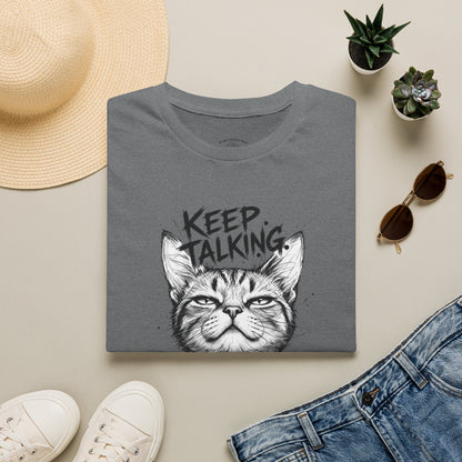 Keep Talking I'm Taking Notes Cat T‑Shirt