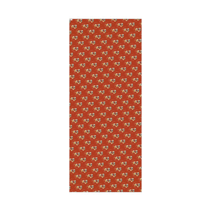 Christmas Corgi Gift Wrap Paper — Red Holiday Wrapping Paper with Cute Corgi Dogs