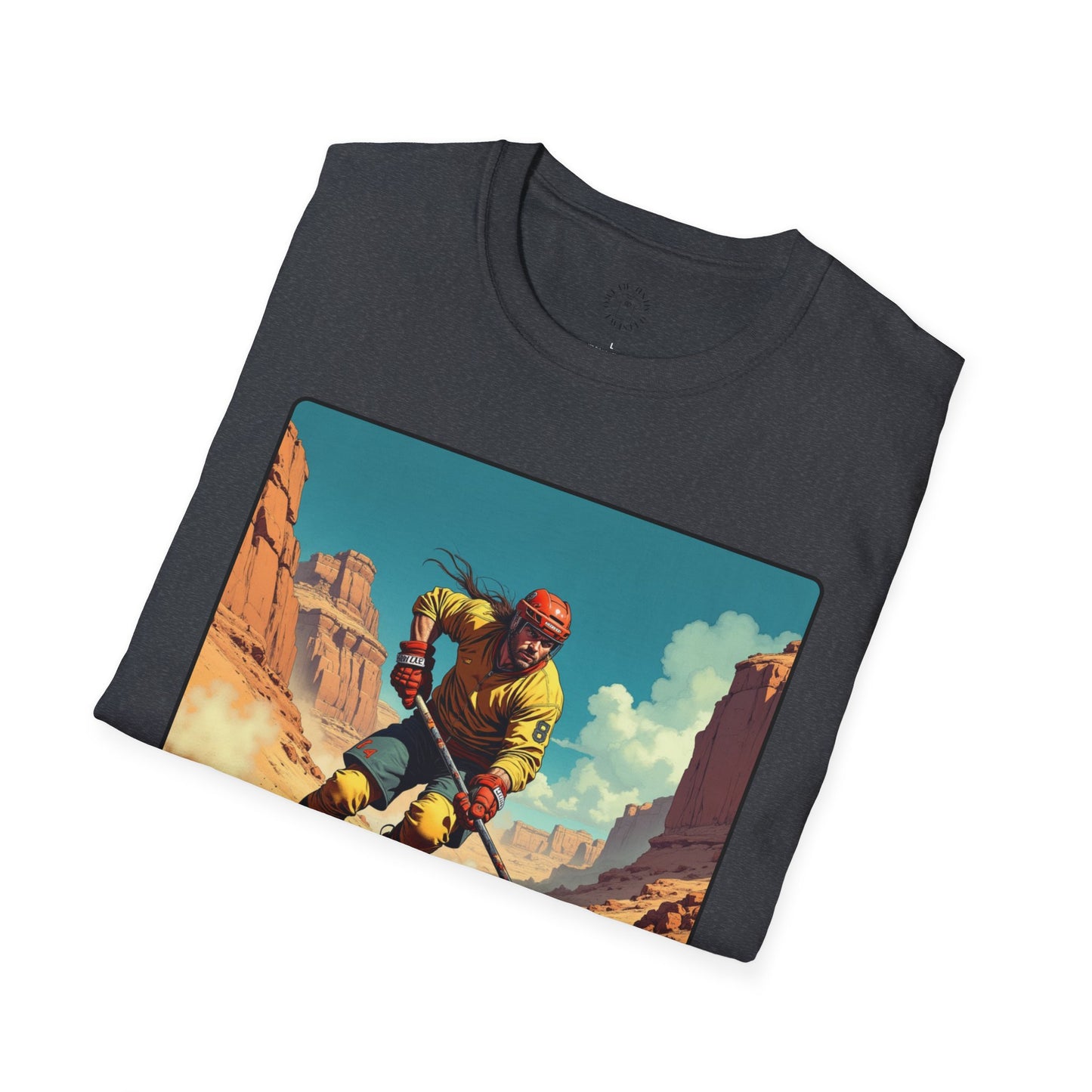 Retro Gamer Unisex Softstyle T-Shirt - 'My Game, My Rules' hockey ,sport