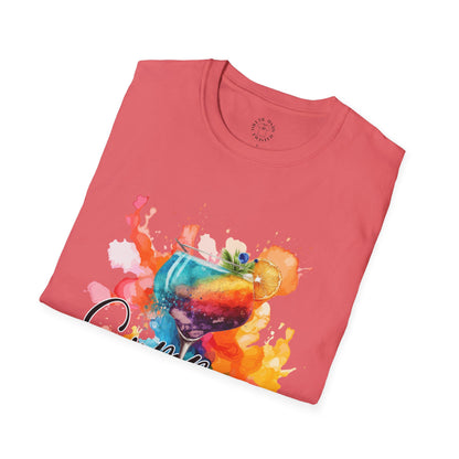 Colorful Artistic T-Shirt with Inspirational Design, Unisex Softstyle Tee, Gift for Art Lovers, Casual Wear, Birthday Gift Idea