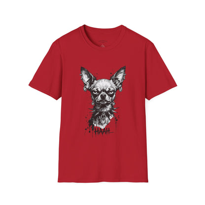 Chihuahua Portrait T‑Shirt — Expressive Black & White Dog Art Tee