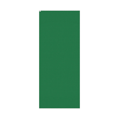 Wrapping Paper - Green Gold Scallop Pattern Holiday Gift Wrap