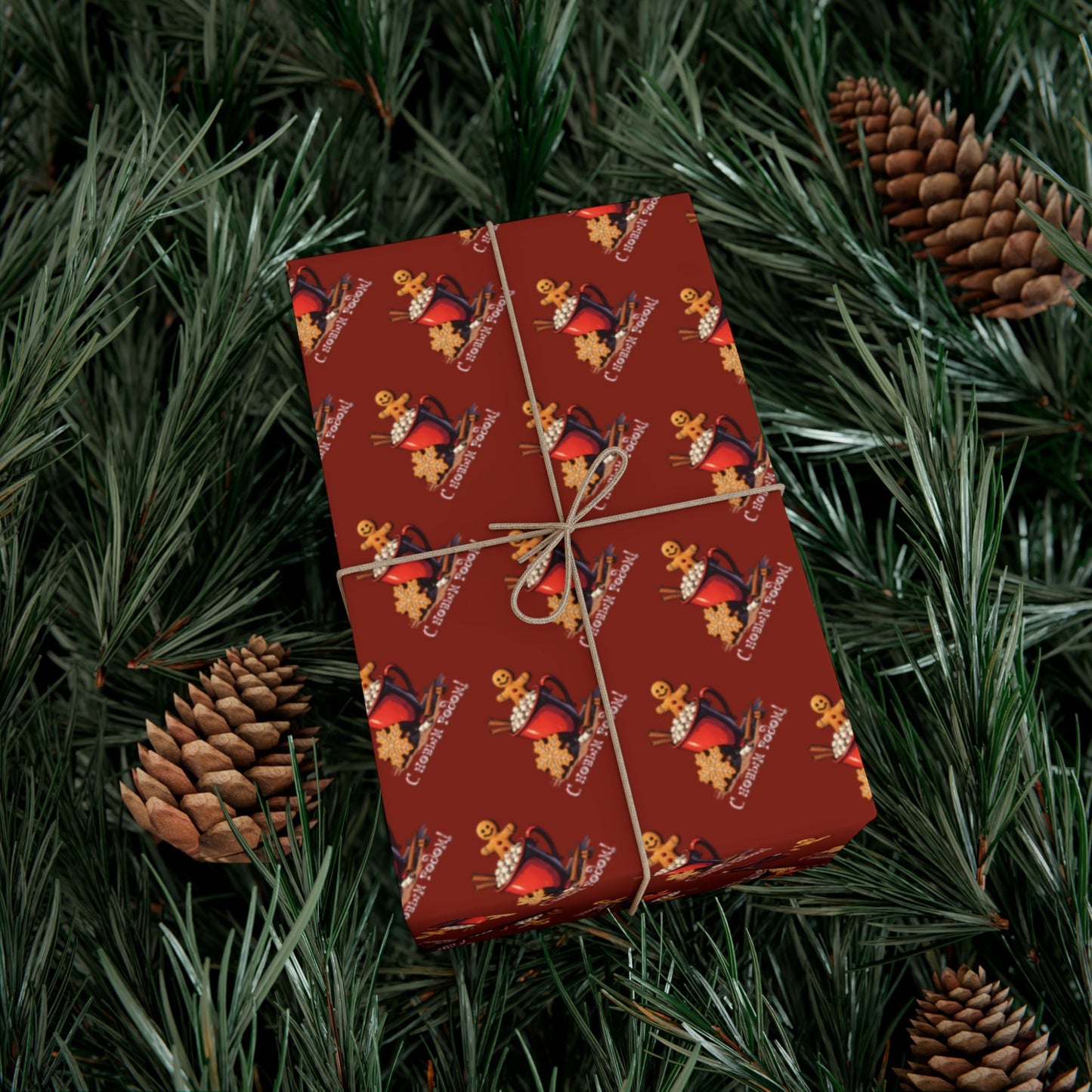 Gift Wrap Paper — ginger bread Pattern Wrapping Paper