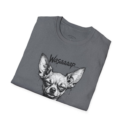 Chihuahua 'Wasaaaap' Graphic T-Shirt — Funny Dog Tee for Pet Lovers