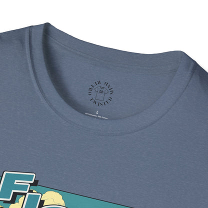 Fishing Like a Pro Unisex Softstyle T-Shirt - Perfect for Anglers & Outdoor Enthusiasts,gator