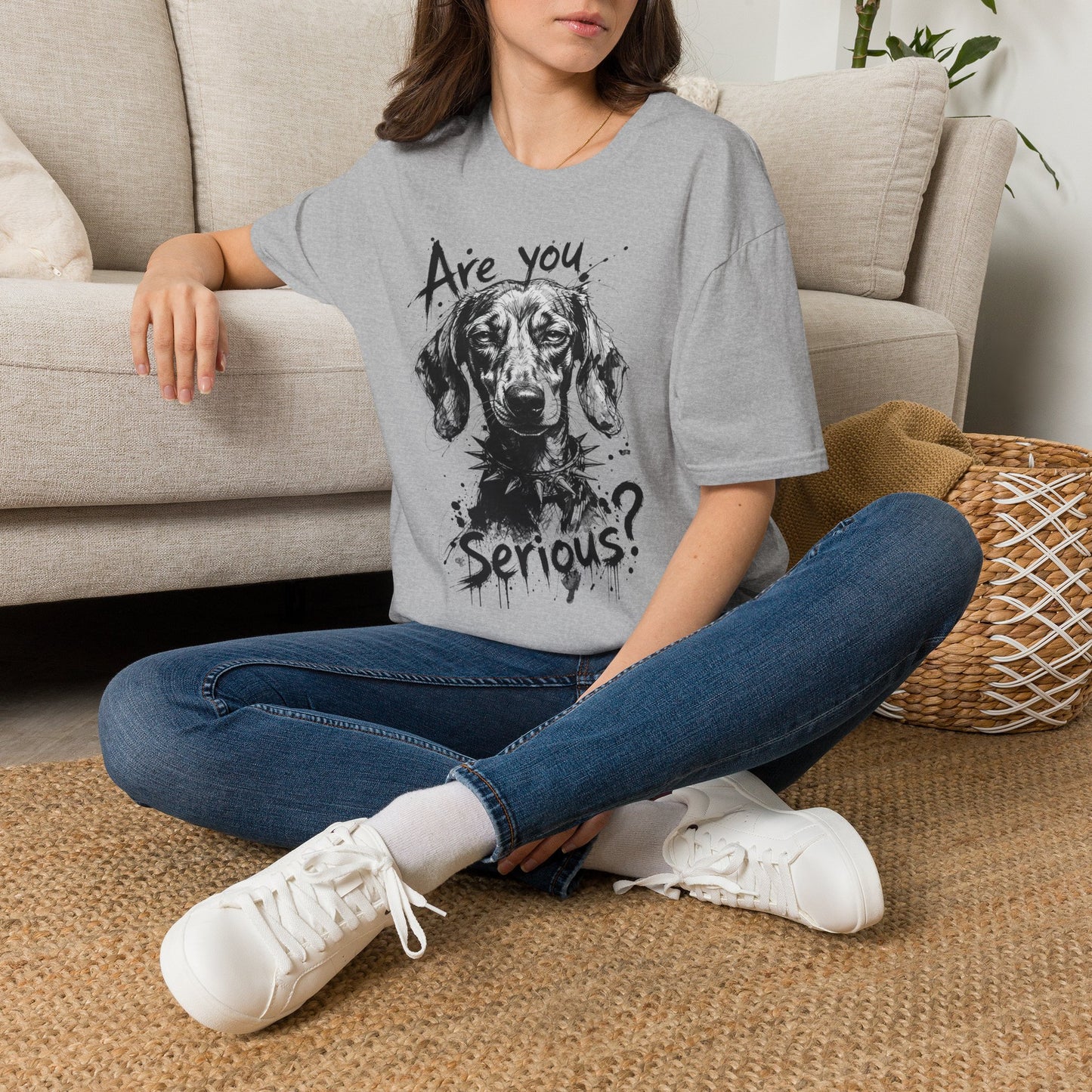 Are You Serious? Dachshund Graphic T-Shirt
