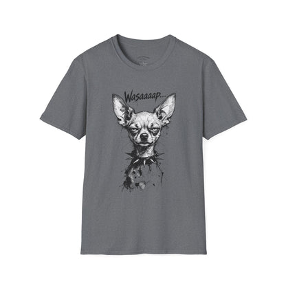 Chihuahua 'Wasaaaap' Graphic T-Shirt — Funny Dog Tee for Pet Lovers