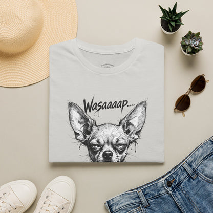 Chihuahua 'Wasaaaap' Graphic T-Shirt — Funny Dog Tee for Pet Lovers