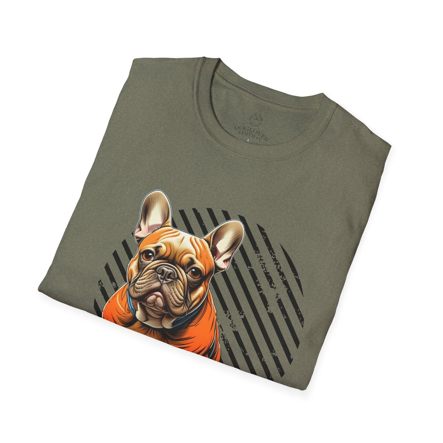 Pure Love French Bulldog Unisex Softstyle T-Shirt