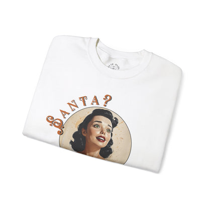 Funny Cookie Lover Sweatshirt - Retro Design - Santa? Christmas