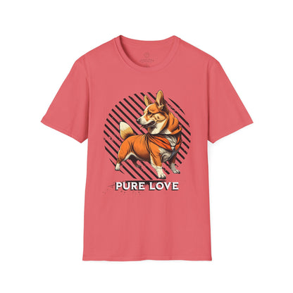 Pure Love Corgi Unisex Softstyle T-Shirt
