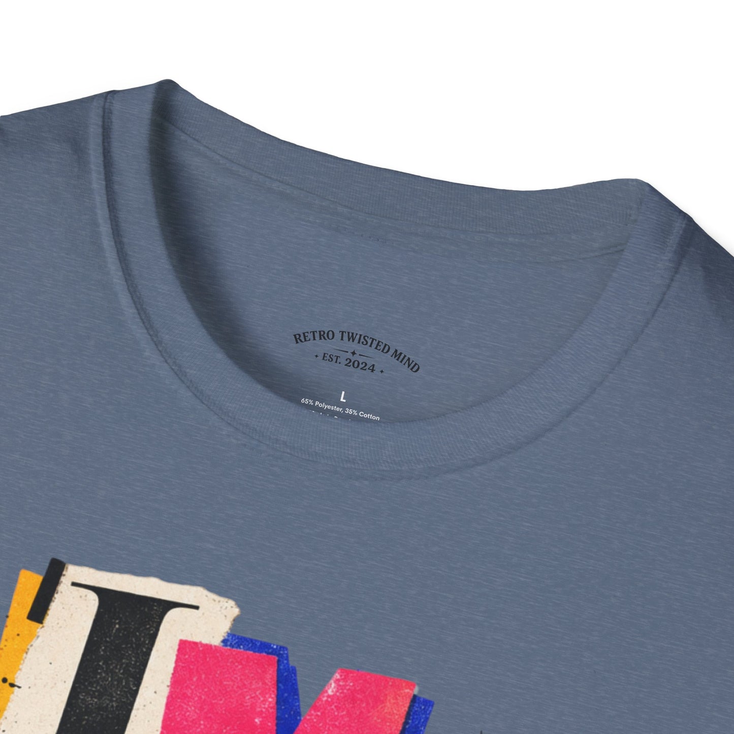 T-Shirt — "I'M FINE, THANK YOU" Retro Collage Graphic Tee