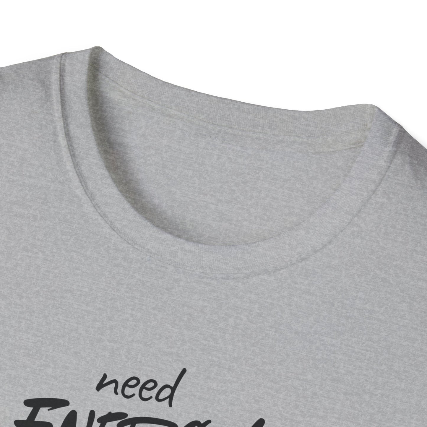 Need Energy Raccoon T-Shirt — Cute Coffee Graphic Tee