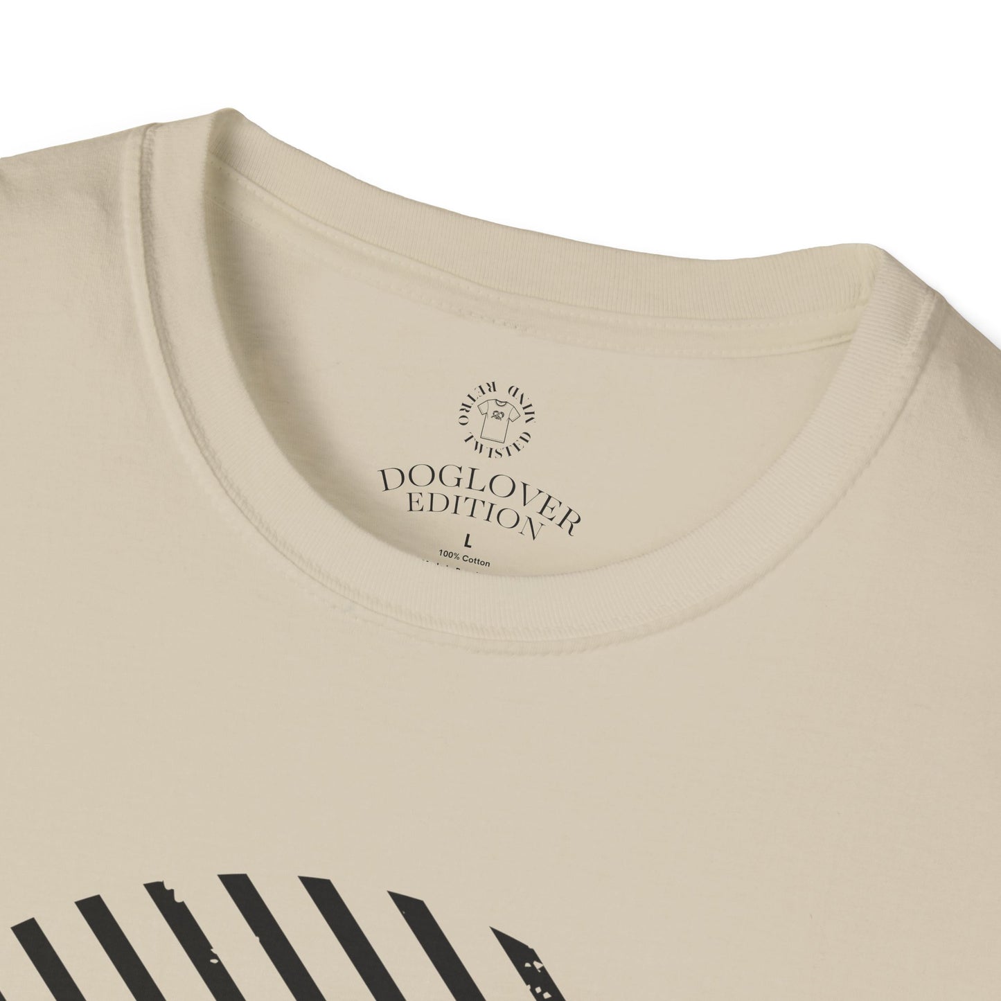 Dog Lover's Pure Love Unisex T-Shirt | Vibrant Orange Dog Design