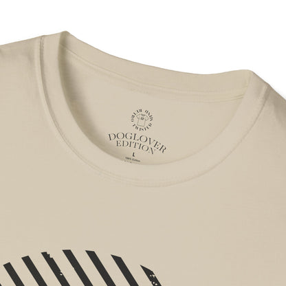 Dog Lover's Pure Love Unisex T-Shirt | Vibrant Orange Dog Design