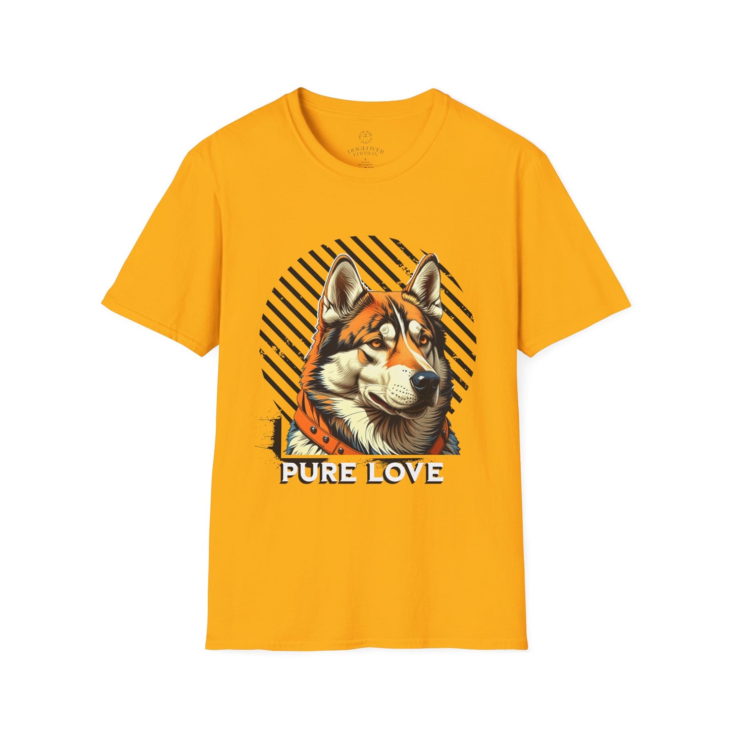 Pure Love Dog Unisex Softstyle T-Shirt - Perfect Gift for Dog Lovers