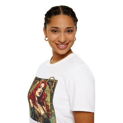 Enchanting Queen Graphic Unisex Softstyle T-Shirt,queen,girl