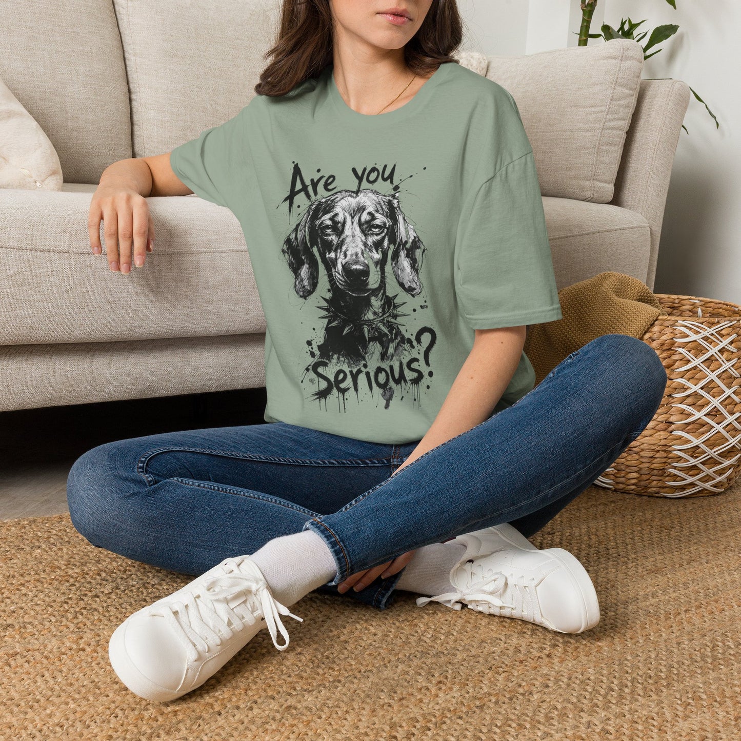 Are You Serious? Dachshund Graphic T-Shirt