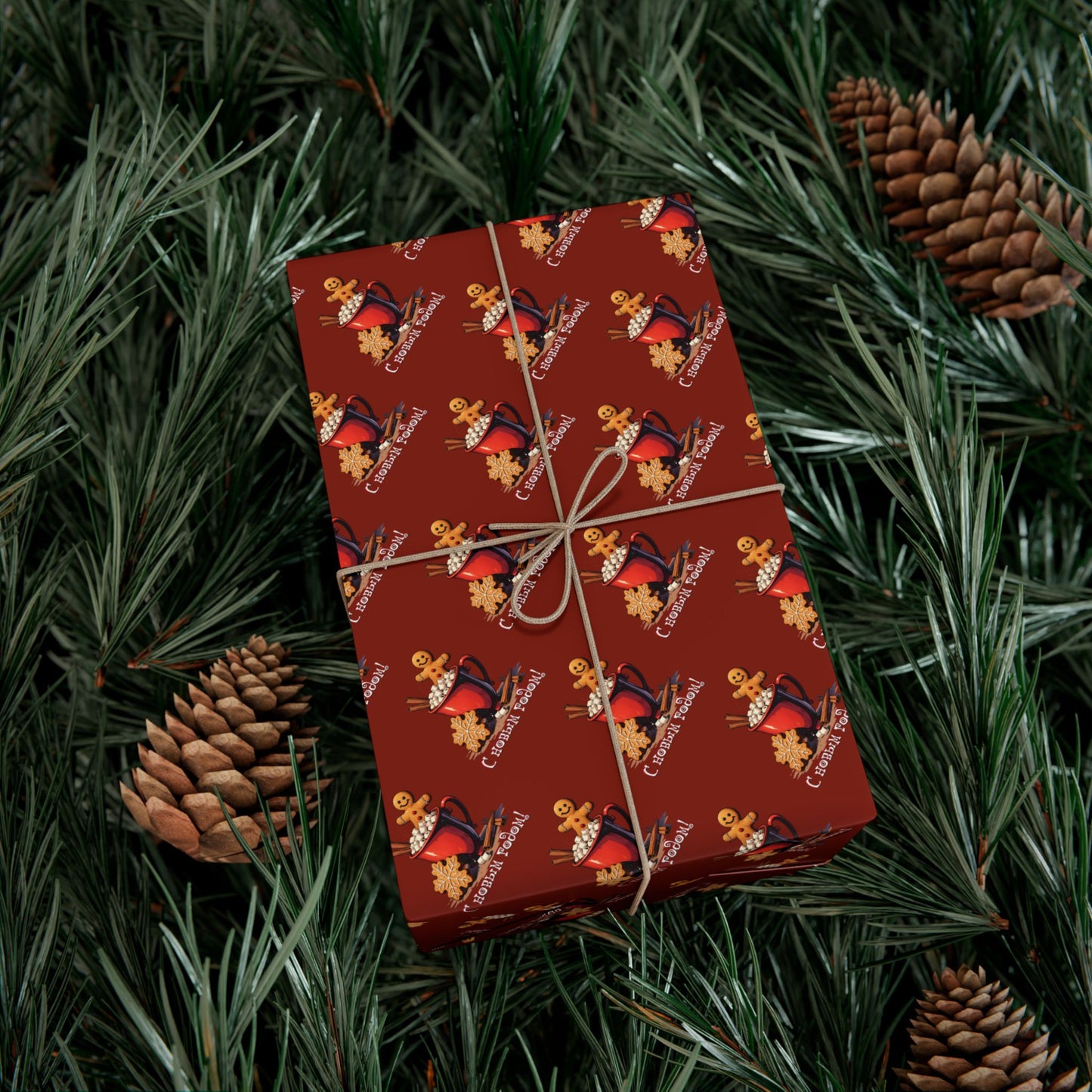 Gift Wrap Paper — ginger bread Pattern Wrapping Paper
