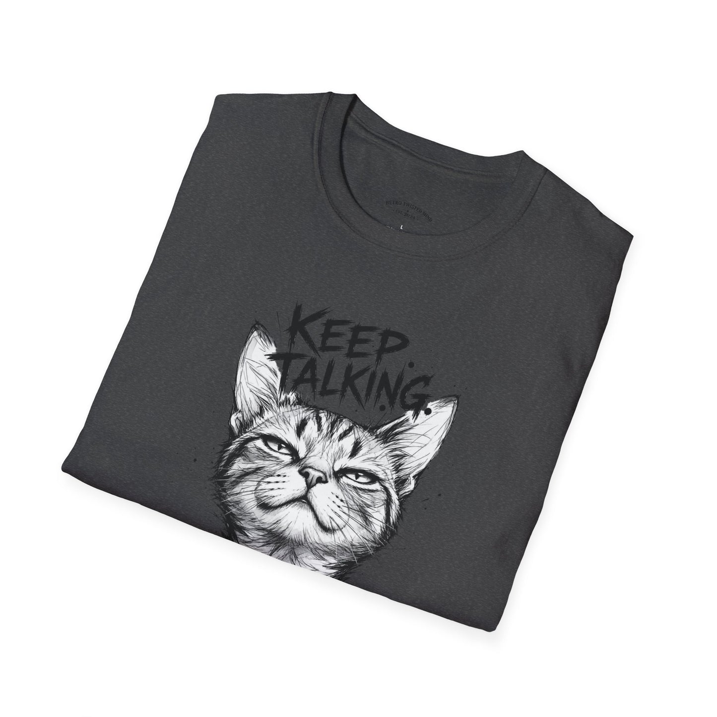 Keep Talking I'm Taking Notes Cat T‑Shirt