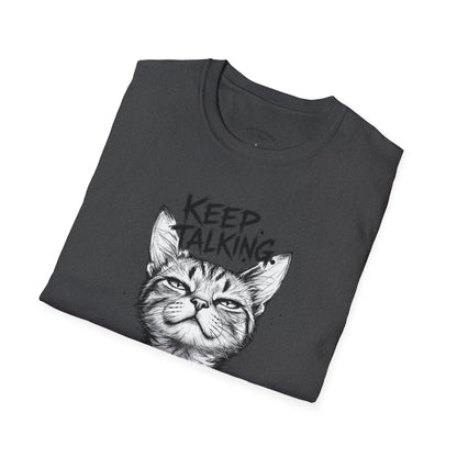 Keep Talking I'm Taking Notes Cat T‑Shirt