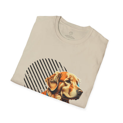 Pure Love Golden Retriever T-Shirt – Unisex Softstyle Tee for Dog Lovers