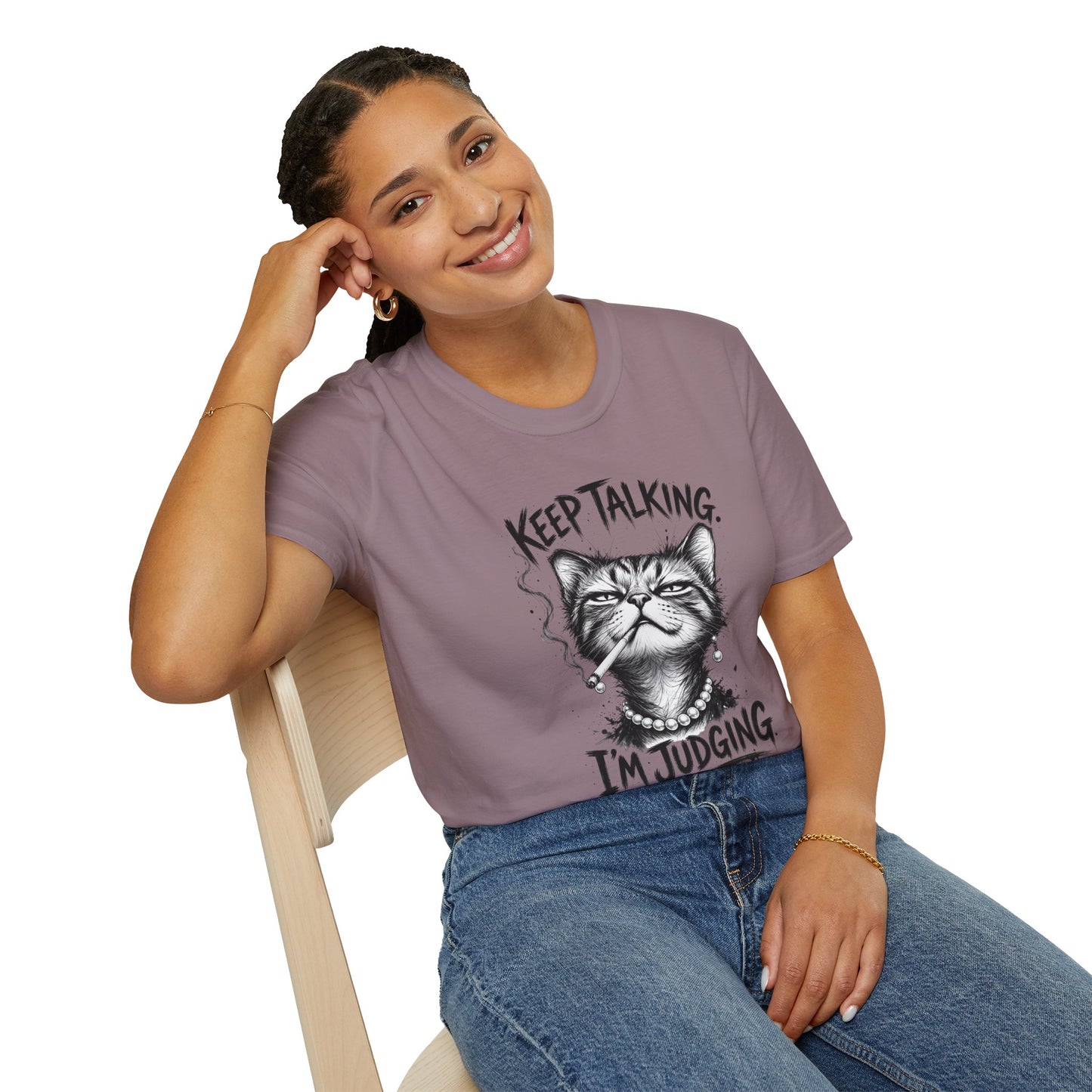 Keep Talking, I'm Judging Cat T-Shirt