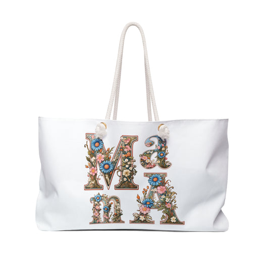 Floral Mama Weekender Bag - Stylish Tote for Moms,mother day gift