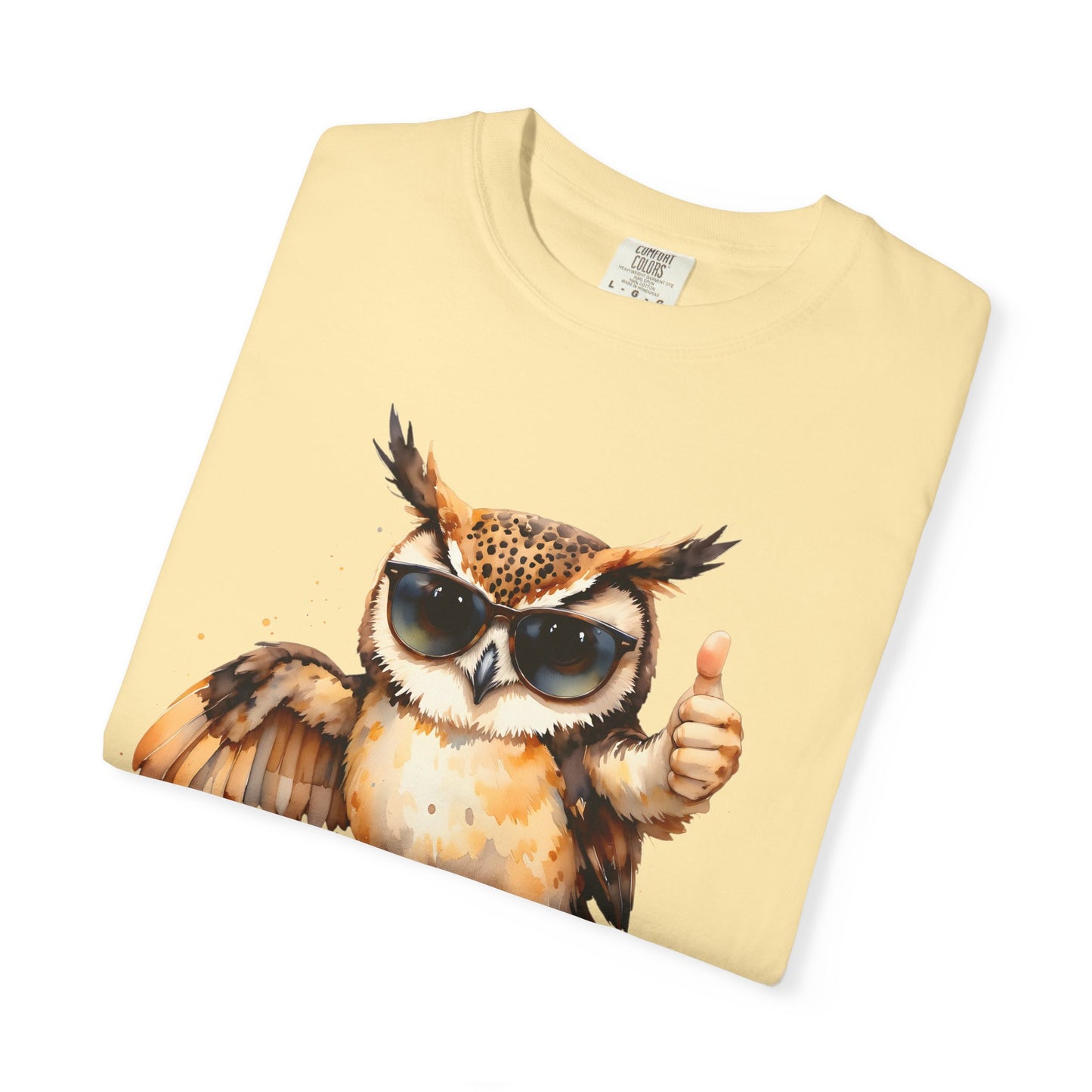 “I’m OK” Owl T-Shirt — Cute Thumbs-Up Owl Graphic Tee