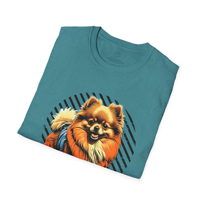 Unisex Softstyle T-Shirt - 'Pure Love' Pomeranian Print