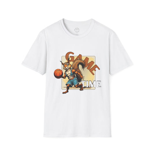 Basketball Squirrel Game Time Unisex T-Shirt,sport,twisted
